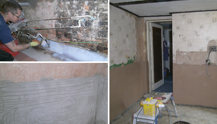 Tanking and Plastering